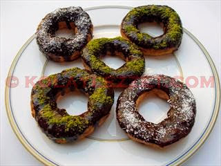 EVDE KOLAY CIKOLATALI DONUT DONAT DOUGHNUT ABD 5