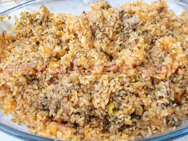 ZEYTINYAGLI YAPRAK SARMA YALANCI DOLMA